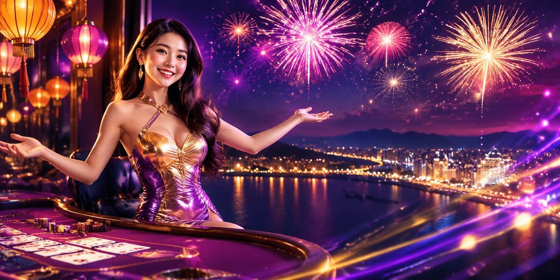 Ánh đèn lồng Hội An lung linh tạo không khí huyền ảo cho bàn baccarat