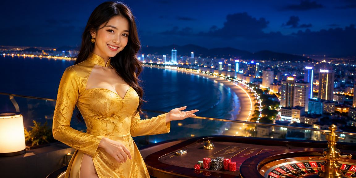 Người chơi tại Quy Nhơn dùng ứng dụng cá cược thể thao và casino trên điện thoại, hình ảnh áo dài truyền thống